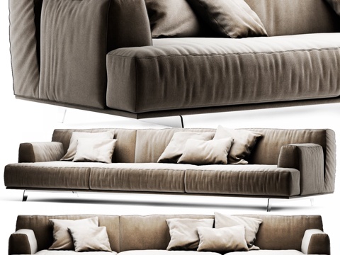 Tribeca modern fabric sofa Couch