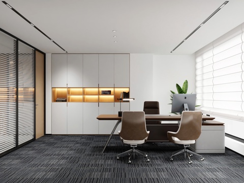 Modern Director's Office Manager Room