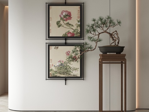 New Chinese Flower Painting Decorative Painting