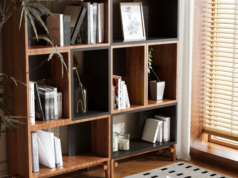 Mid-century Style Bookcase