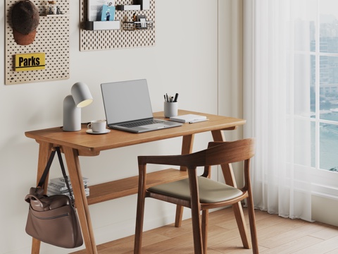 Mid-century Style Desk Computer Desk