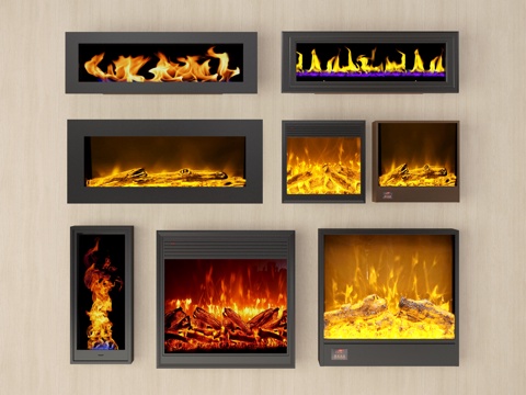 electronic fireplace flame fireplace