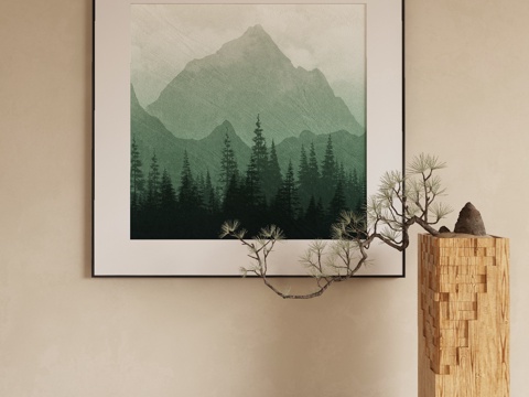 New Chinese Decorative Painting Art Painting Mountain Hanging Painting