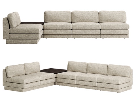 Modern Minimalist Multiplayer Sofa Corner Sofa