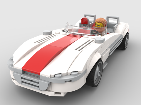 LEGO Toy Convertible sports car Car Vehicle Overrun