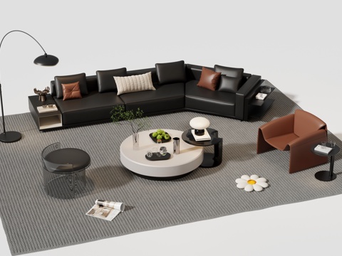 Italian-style Sectional Sofa corner sofa