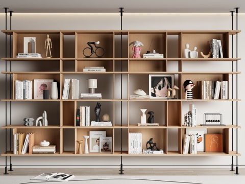 Modern Bookshelf Decorative Rack