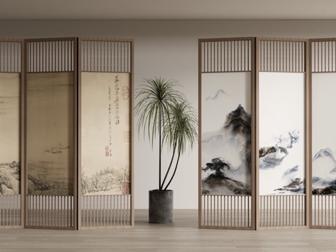 New Chinese-style screen partition