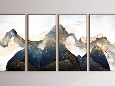 New Chinese Decorative Painting Landscape Painting Hanging Painting