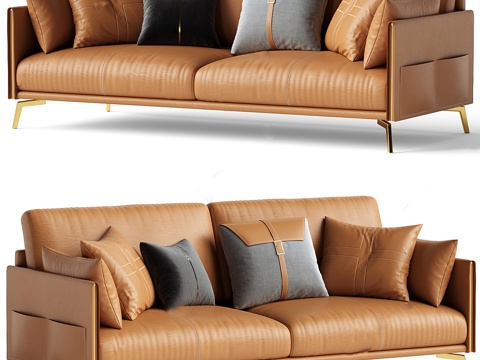 Modern double sofa