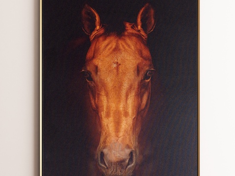 Modern Decorative Painting Horse Hanging Painting