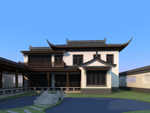 Chinese Folk Ancient Building