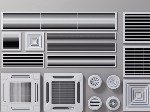 Modern air conditioner with extremely narrow air outlet