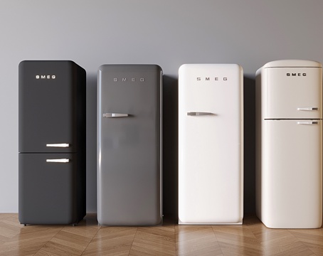 French Retro Refrigerator