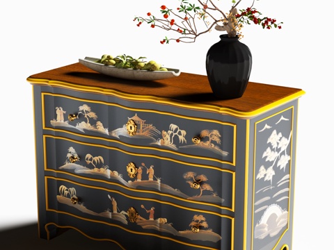 New Chinese-style Entrance Cabinet