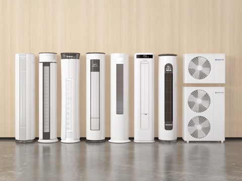 Vertical air conditioning Cylindrical air conditioning