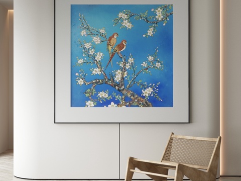 New Chinese Flower and Bird Painting Decorative Painting