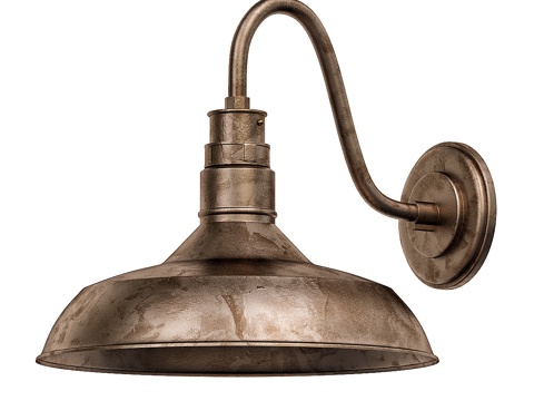 Industrial wind wall lamp