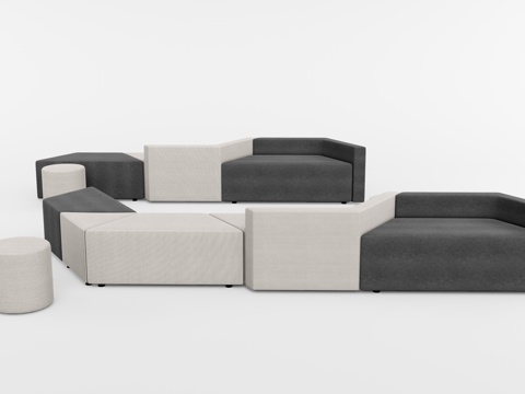 Modern Office Leisure Sofa Sectional Sofa