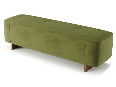 Modern footrest bed end stool