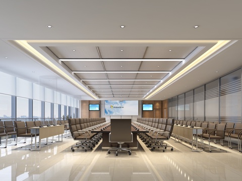 Modern large conference room