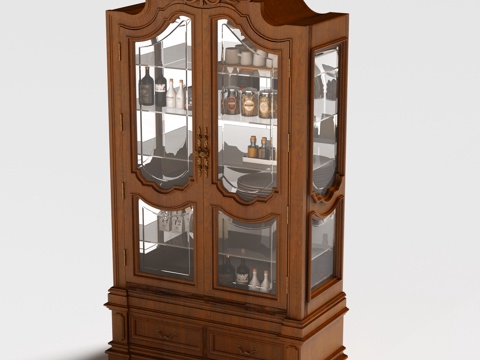 American Wine Cabinet