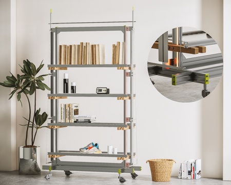 Modern Storage Rack Decorative Shelf