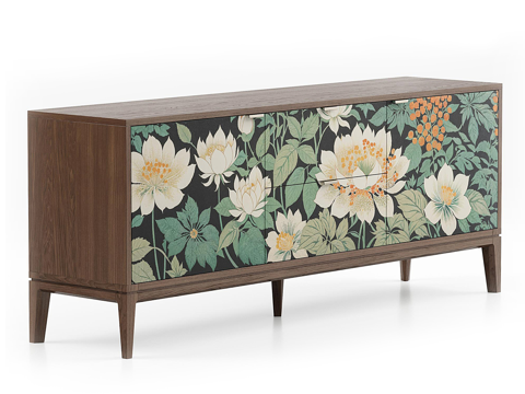 Modern Flower TV Cabinet