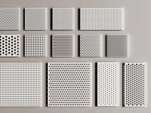 Perforated plate Perforated plate Hollow plate