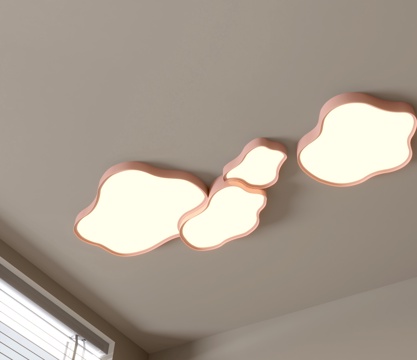 Modern geometric ceiling lamp