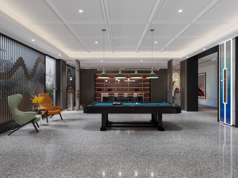 New Chinese Billiards Room