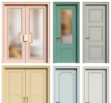 Jane European Door Double Door Single Door Wooden Door