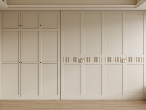 Cream style wardrobe