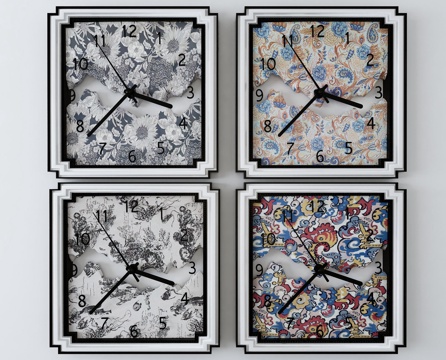 creative art clock clock wall clock