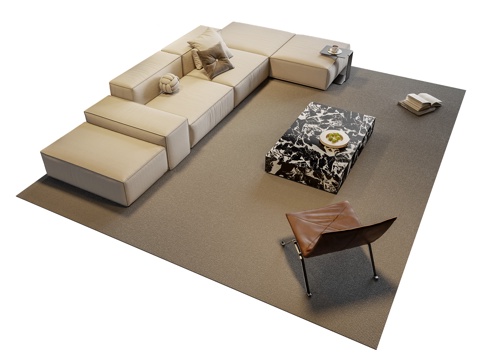 Modern Sofa Coffee Table Sectional Sofa