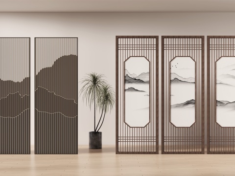 New Chinese-style screen partition