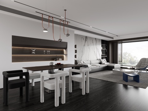 Premium Grey DiningRoom