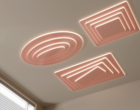 Bedroom lamp Geometric ceiling lamp