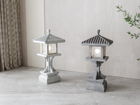 New Chinese Outdoor Lamp Stone Lamp Garden Lamp