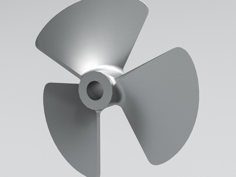 Three-axis CNC non-standard parts aluminum machining impeller three-axis wind wheel