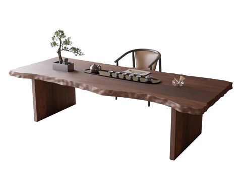 New Chinese Tea Table and Chair Large Board Table Tea Table