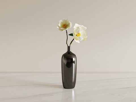 Modern vase floral flower arrangement