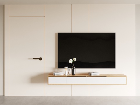 TV cabinet TV Wall TV background cabinet