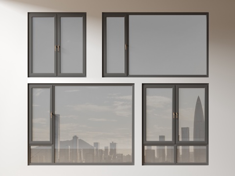 Modern windows Glass windows Floor-to-ceiling windows Balcony windows Bay windows Bedroom windows sliding windows