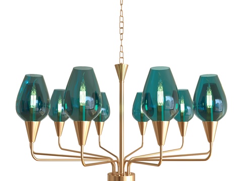 Affordable Luxury Style Glass Chandelier