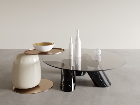 Modern child-mother tea table round table