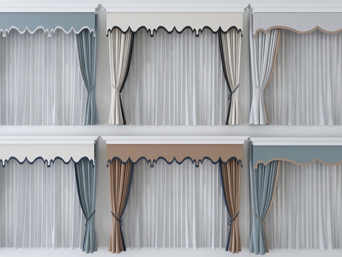 modern gauze curtain curtain