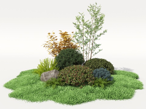 Landscape Green Plant Shrub Sap