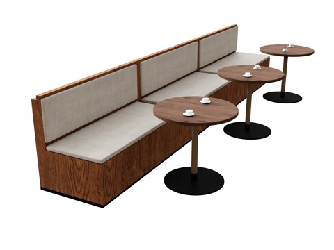 Catering Booth Sofa Bar Card Seat Sofa