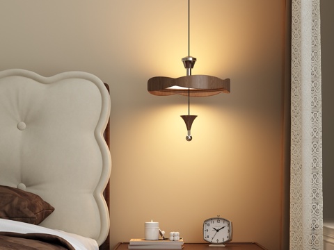 Modern bedside chandelier